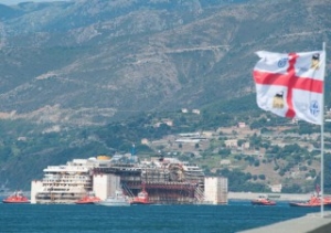 Costa Concordia Heads for Scrapping Today
