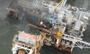 28 Workers Evacuated from Burning Oil Platform off Louisiana