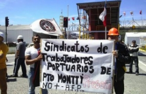 Port Workers Stage Strikes across Chilean Ports