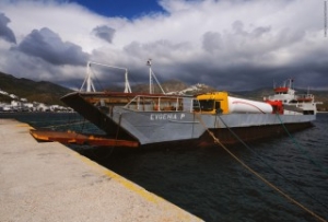RoPax Ferry Bursts in Flames at Elefsis Port