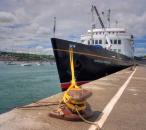 First Cruise Ship Docks at Port of Teignmouth