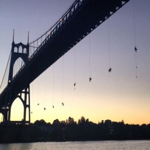 Dangling Activists Keeping Shell Icebreaker in Portland