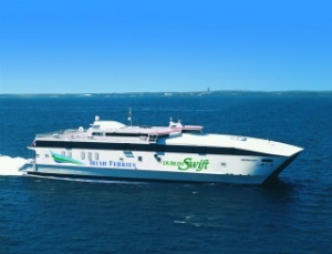 Irish Fast Ferry Blown Into Dock in Holyhead