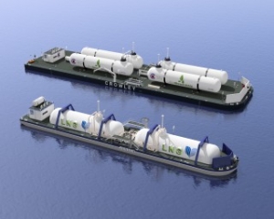 Jensen Introduces Two New LNG Bunker Barge Concepts