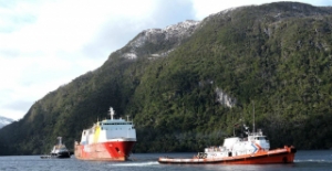 Breached Ferry Scuttled off Chile