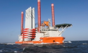 Blue Water Loaded Last Wind Farm Component from Port of Esbjerg (Denmark)