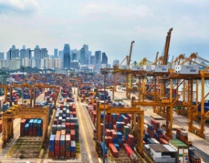 Port of Singapore Marks Slide in Container Volumes