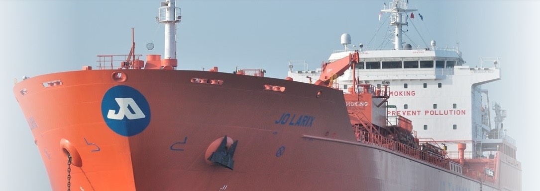 Jo Larix delivered from Mingde Heavy Industry - the second 30.000 DWT chemical tanker at Nantong from Mingde Heavy Industry.