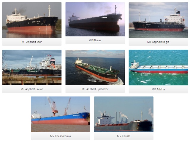 BULK CARRIERS, MULTIPURPOSE, CONTAINERS, VLCC, CRUDE OIL, PRODUCT, LPG, LNG, CHEMICAL TANKERS