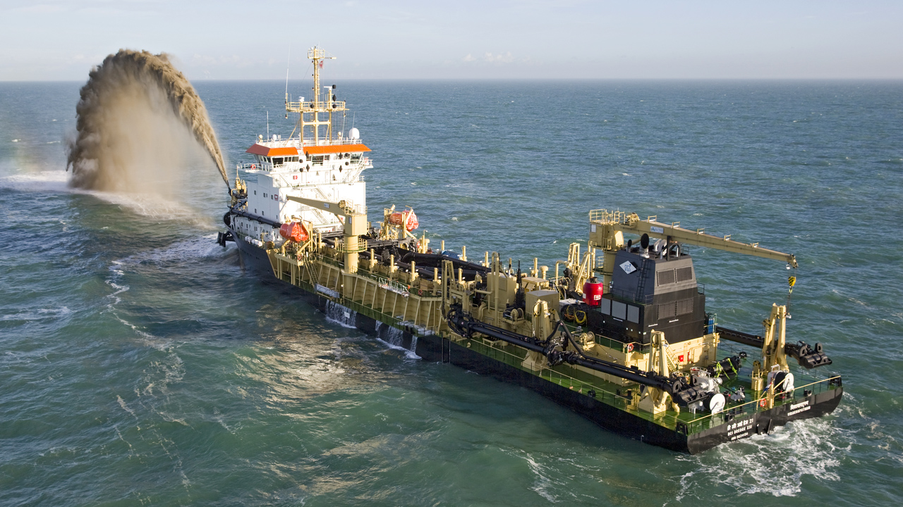 dredging vessel